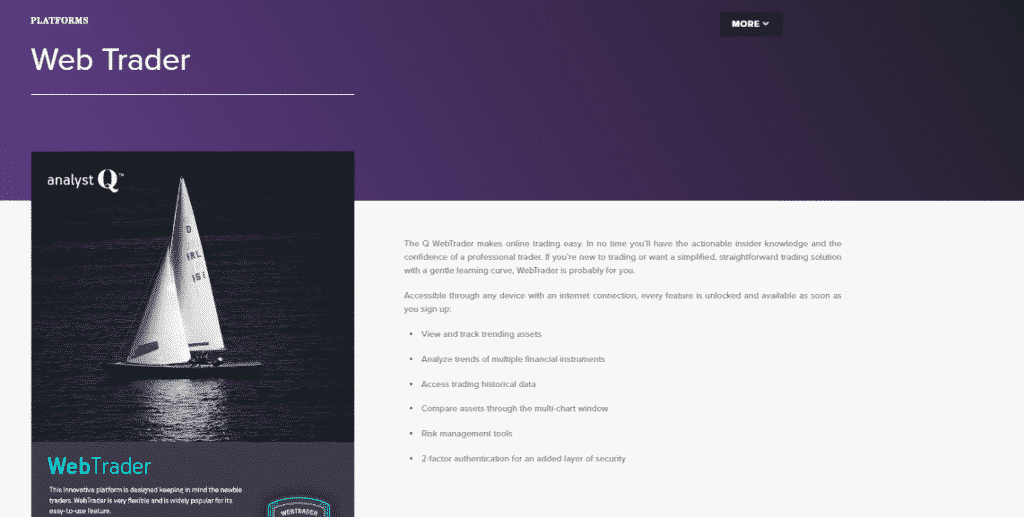 AnalystQ Reviews - Webtrader Platform